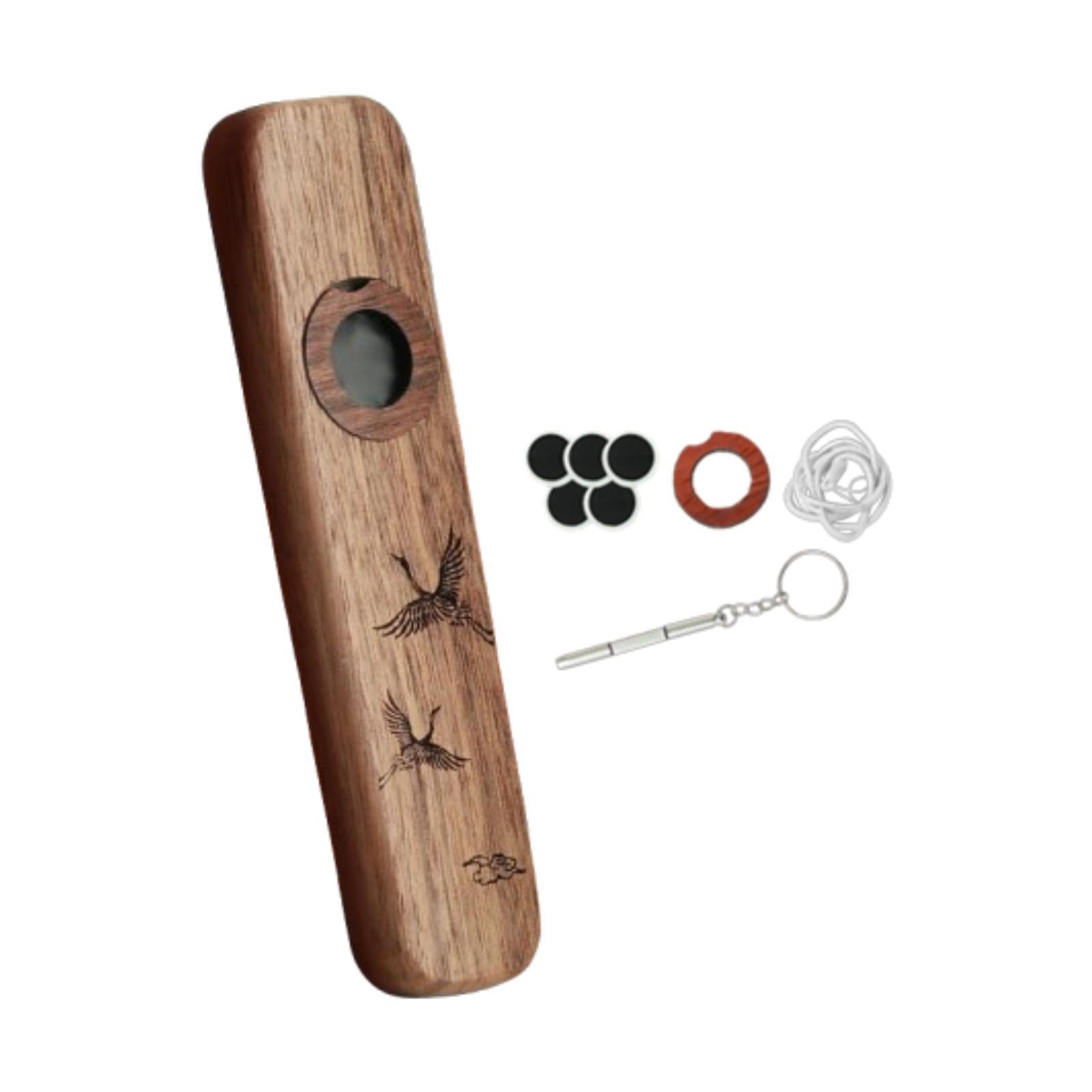 Bothyi - Flauta Kazoo De Madera, Guitarra Innovadora, Ideal Como Regalo De Fiesta Para Amantes De La Música.