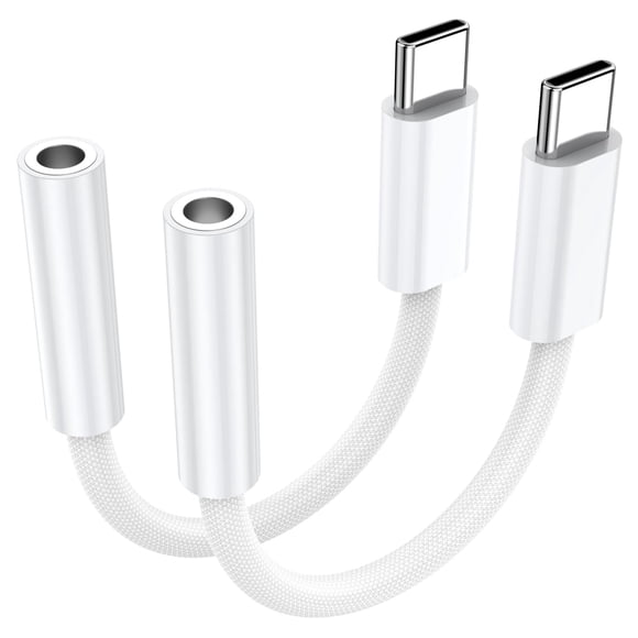 Adaptador USB‑C a jack de 3,5 mm KAYQINHO (2 unidades) 14 cm