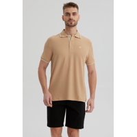 Fashionspark - Polera Hombre Piqué Básica Lisa Kaki - Lll