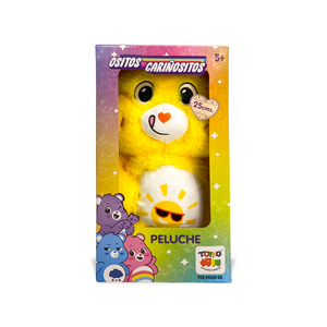Toyng - Peluche Divertosito Amarillo 25Cm En Caja - Ositos Cariñositos