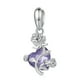 thumbnail image 1 of Charm Corazón Morado en Plata 925, 1 of 2
