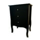 thumbnail image 2 of Velador Dormitorio Imperia 3 Cajones Negro, 2 of 4