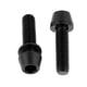 thumbnail image 5 of 2 piezas de aleación de titanio bicicleta cabeza cónica tornillo tornillos arandela m5x20, negro, 5 of 5