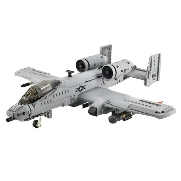Avión de Ataque USAF A-10C Warthog, compatible Lego