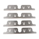 thumbnail image 3 of 4 Uds. Cubiertas para huecos de encimera de estufa de acero inoxidable, retráctiles, fáciles de limpiar, relleno entre estufa y encimera para encimera, 3 of 5