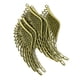 thumbnail image 3 of Colgante De Collar De Ala De ángel De Filigrana Hueca Grande De Bronce Antiguo De 6 Piezas, 3 of 4