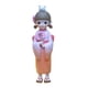thumbnail image 4 of Muñeca Geisha con kimono japonés, estatua de resina, adorno, figura Kabuki asiática, escultura en miniatura para oficina, cumpleaños, inauguración de con ventilador redondo, 4 of 5