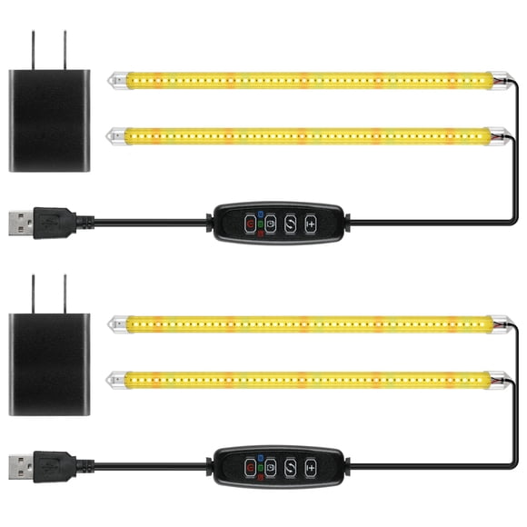 Luz LED para cultivo de plantas iPower, 20 W, espectro completo, 48 LED