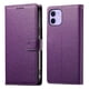 thumbnail image 1 of Funda Para Iphone 12– Cuero Premium, 3 Ranuras Para Tarjetas, Protección Contra Impactos, 1 of 5