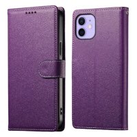 Foxdock - Funda Para Iphone 12– Cuero Premium, 3 Ranuras Para Tarjetas, Protección Contra Impactos