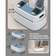thumbnail image 2 of Taburete de inodoro MR.SIGA Squat Adult con antideslizante para baño, 2 of 6