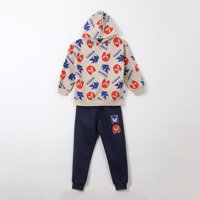 Conjunto Buzo Niño Full Print Sonic & Nuckles Beige Sonic
