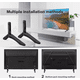 thumbnail image 4 of Pata de pedestal para TV, base de TV, soporte de pedestal para escritorio de 32 a 65 pulgadas para y LG, 4 of 5