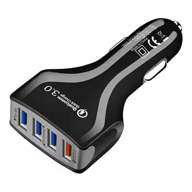 Cargador De Celular Auto 4 USB 3.1 A Carga Rapida 3.1 Ampere