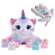 thumbnail image 1 of Animal de peluche Chirpy Chums Dreamy Unicorn Cat Family, 38 cm, 1 of 9