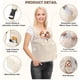 thumbnail image 3 of Mochila del portador delantero del perro, mochila ajustable del portador del perro de mascota Mochila de viaje del perro de malla ventilada con ventanas laterales con cremallera para senderi, 3 of 3