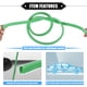 thumbnail image 4 of Unique Bargains Protector de Borde de Puerta de Coche, 16.4ft U Forma Sello de Borde de Goma Protector Universal para Coche Camión ATV Barco Multifuncional Sin Pegamento Hierro Verde, 4 of 7