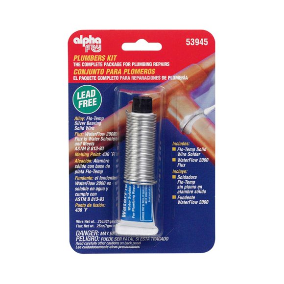 Alambre de soldadura para fontanería alpha fry AM53945, sin plomo, 21 g