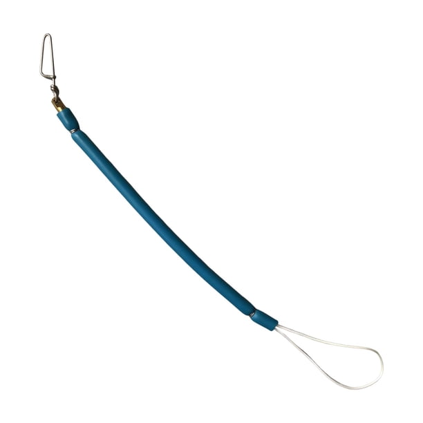 Cuerda elástica para pesca submarina Cuerda elástica para pesca submarina para evitar la pérdida de capturas Bungee de lanza Equipo para rafting Canoa Azul
