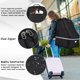 thumbnail image 5 of Bolsa de viaje para asiento de coche SINVICKO acolchada con asa de acero negra, 5 of 7