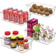 thumbnail image 1 of Organizador de contenedores de almacenamiento simples para el hogar, transparente, paquete de 4, 1 of 6