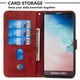thumbnail image 5 of Funda con Cremallera para Samsung Galaxy S10 Plus, Carcasa Cartera de Cuero PU con Soporte y Tarjetero, 5 of 6