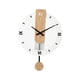 thumbnail image 2 of Reloj Oscilante De Madera Para Colgar En La Pared, Funciona Con Pilas Para Cocina, Números Romanos Versátiles, 2 of 5