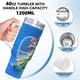 thumbnail image 5 of Peter Pan Vaso aislado de acero inoxidable con asa, diseño temático, regalo para familia, amigos y fans; incluye pajita y encaja en el portavasos estándar, 40 oz, 5 of 6