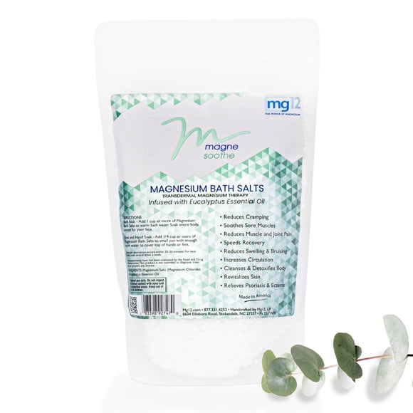 Sales de baño MG12 EL PODER DEL MAGNESIO 1 kg Eucalipto
