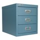 thumbnail image 1 of Gabinete Bisley de 3 Cajones de Acero Azul Doulton, 1 of 4