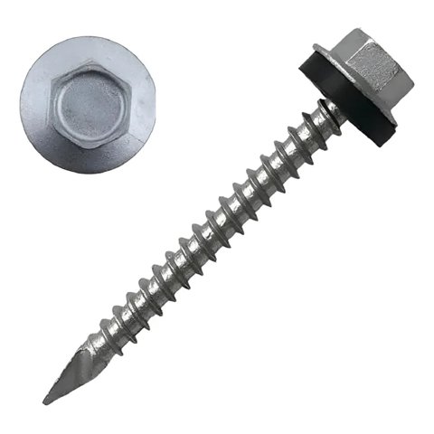 Genérica - Tornillo Autoperf Tapfast P. Espada Hex C/G 10X2 - 100 Uni