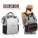 thumbnail image 5 of Mochila para portátil Focdod 17.3" con puerto USB anti-robo - Negro/Gris, 5 of 6