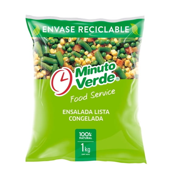 Ensalada lista 1KG minuto verde