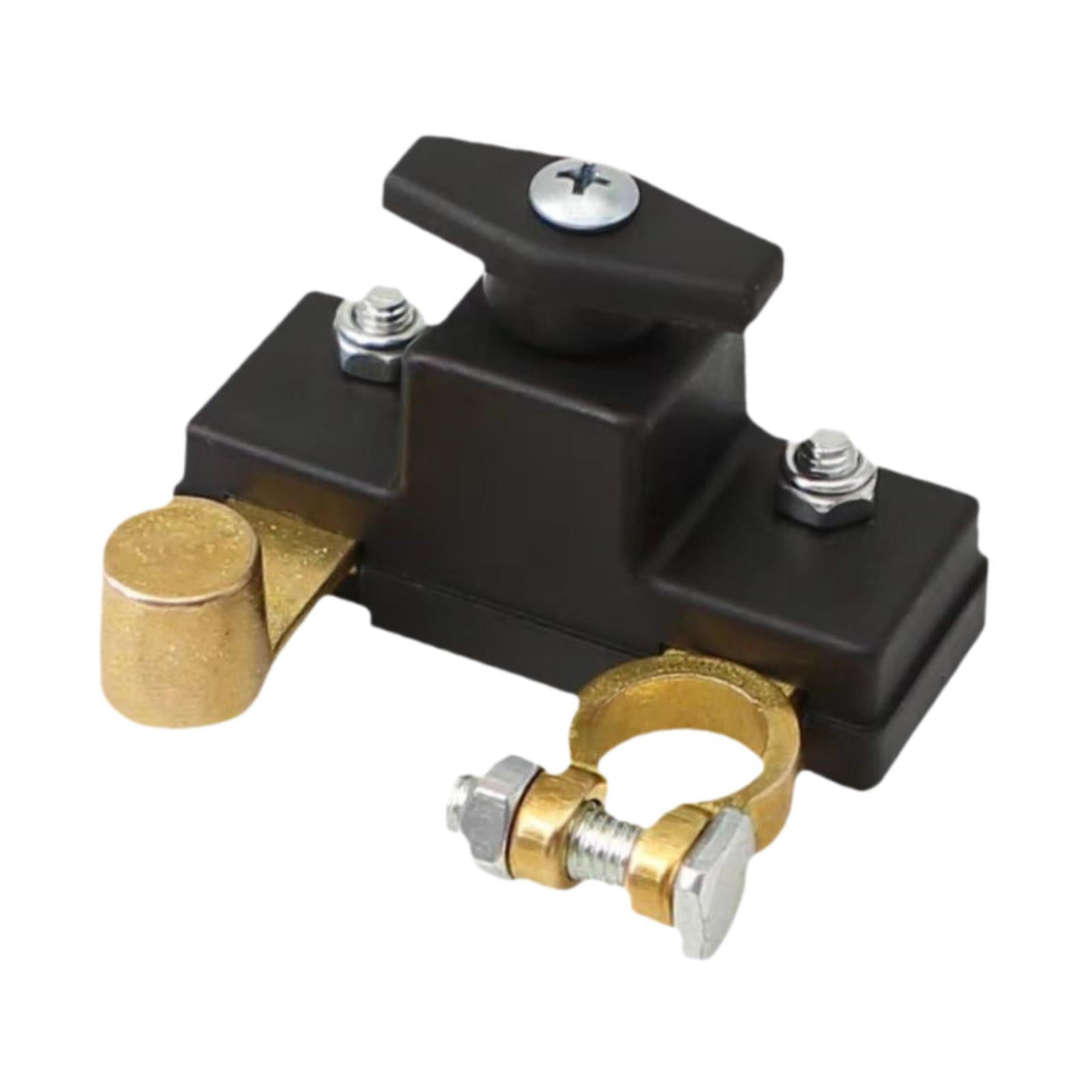 Magideal - Interruptor De Apagado De Batería, Interruptor De Poste De Latón, Interruptor De Apagado De Energía De 12v Y 24v, Interruptor De Desconexión , 2,36 236 X 315 X 197 Pulgadas