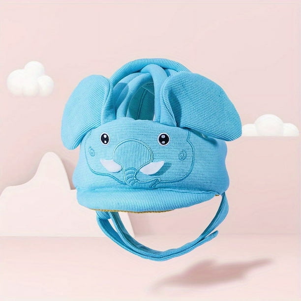 Baby Toddler Cartoon Animal Anti-fall Baby Head Helmet, Baby Protective Head Safety Helmet, Toddler Walking Playing Head Protector, Adjustable Baby Kids Safety Head Guard Hat