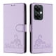 thumbnail image 5 of Funda tipo cartera FOXDOCK para OnePlus Nord CE 3 Lite 5G con soporte, ranuras, RFID, diseño de gato, 5 of 5