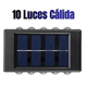 thumbnail image 3 of Lámpara Solar Led Exterior Muro Doble 10 Luces Cálida, 3 of 7