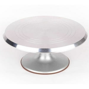 Genérico - Bailarina Para Tortas Base Giratoria Full Metal Reposteria