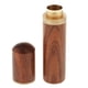 thumbnail image 4 of Caja De Agujas De Coser De Madera Maciza Agujas De Fieltro Contenedor De Almacenamiento Marrón, 4 of 5