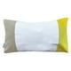 thumbnail image 1 of Funda Cojin Decorativo EcoCuero Blanco Beige Amarillo 50x30, 1 of 3