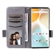 thumbnail image 4 of Funda Cartera para BLU Bold K50 Tapa Flip con Ranuras y Soporte Gris, 4 of 5
