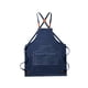 thumbnail image 1 of Delantal De Lona Con Bolsillo Delantal De Chef Ajustable Para El Hogar Restaurante Taller Azul, 1 of 3