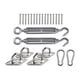 thumbnail image 5 of Colgadores de montaje en tejado de material acero inoxidable Ganchos de suspensión Patio exterior Porche Columpio Hardware Hamaca Silla Kit colgante para pared , 6MM 6 mm, 5 of 5