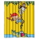 thumbnail image 1 of Cortina de ducha con diseño de perro peleando con cocodrilos, juego de cortina de baño con ganchos, tamaño 66 x 72 pulgadas, 1 of 3