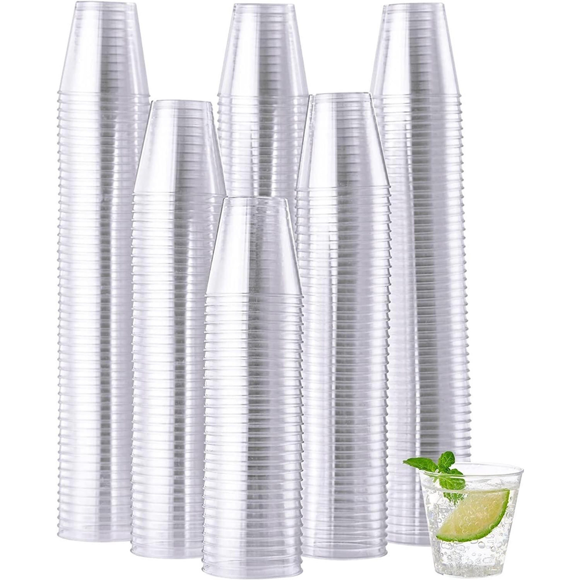Pasteleriuscl - 25 Set De Vasos Shot Postres Pocillos Vasos Plastico 102 Ml