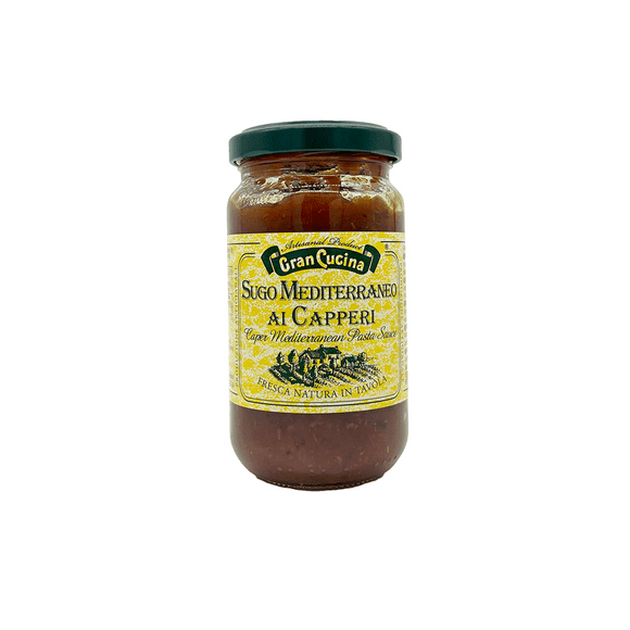 Salsa Mediterránea con Alcaparras Gran Cucina 1 x 180 gr