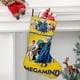thumbnail image 2 of Megamind Tema: Calcetines de Navidad, fino lino blanco para colgar en escaleras y chimenea, decoración navideña para el hogar, regalo de Navidad. 45cm × 32cm, 2 of 5
