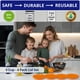 thumbnail image 3 of Tapa para Recipientes Klare Ware 950 ml Pack de 4 Naranja, 3 of 7