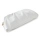 thumbnail image 2 of Bolso de mano FanChris 25 cm fruncido blanco con cadena, 2 of 7