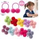 thumbnail image 2 of 20 piezas de bolas de peluche Cacampanao banda Pom Ball elástico Cacampanao lazos Coldeul Pom Cacampanao lazos elásticos para coletas Niños bola esponjosa banda elástica cuerdas encantador Cacampanao, 2 of 7